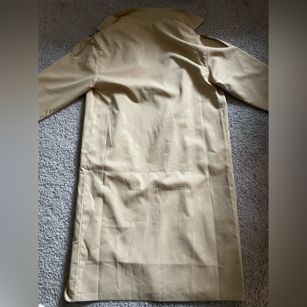 Princess Polly Beige Trench Coat - Picture 4 of 4